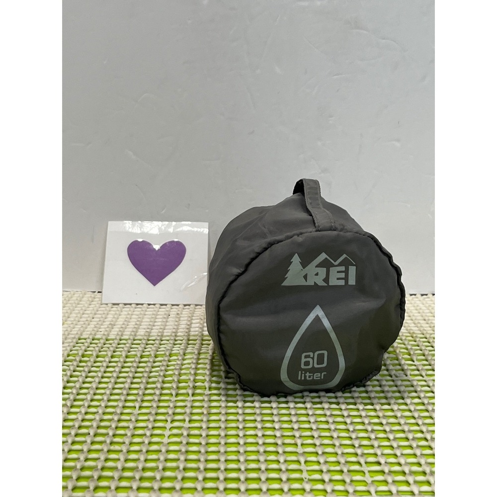 REI Co-op Duck's Backpack 60-liter Rain Cover Gray GOOD
